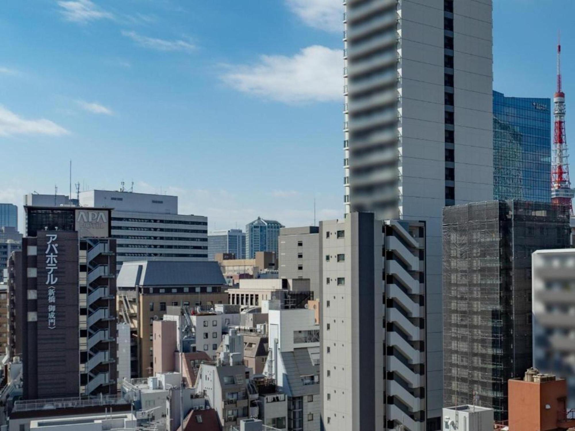 Apa Hotel Shimbashi Onarimon Tokyo Exterior photo